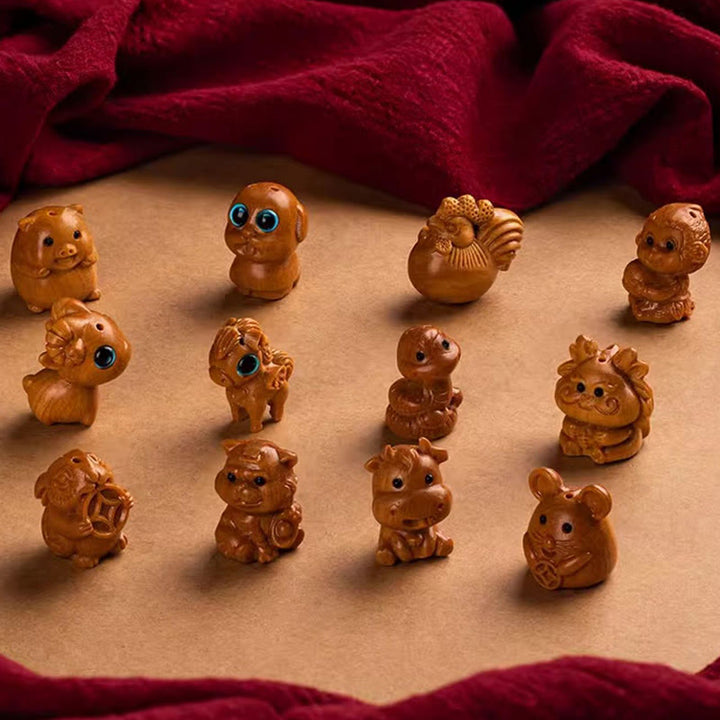 Buddha Stones Llavero con bendición de la semilla Bodhi de la luna, estrella y sándalo rojo del Año del Caballo - image 53