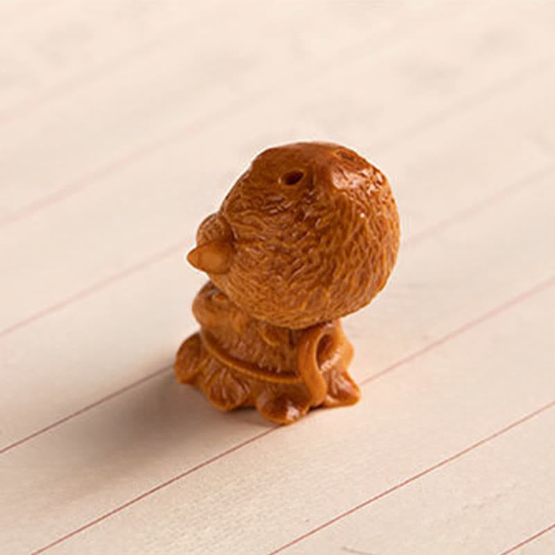 Buddha Stones Llavero con bendición de la semilla Bodhi de la luna, estrella y sándalo rojo del Año del Caballo - image 37