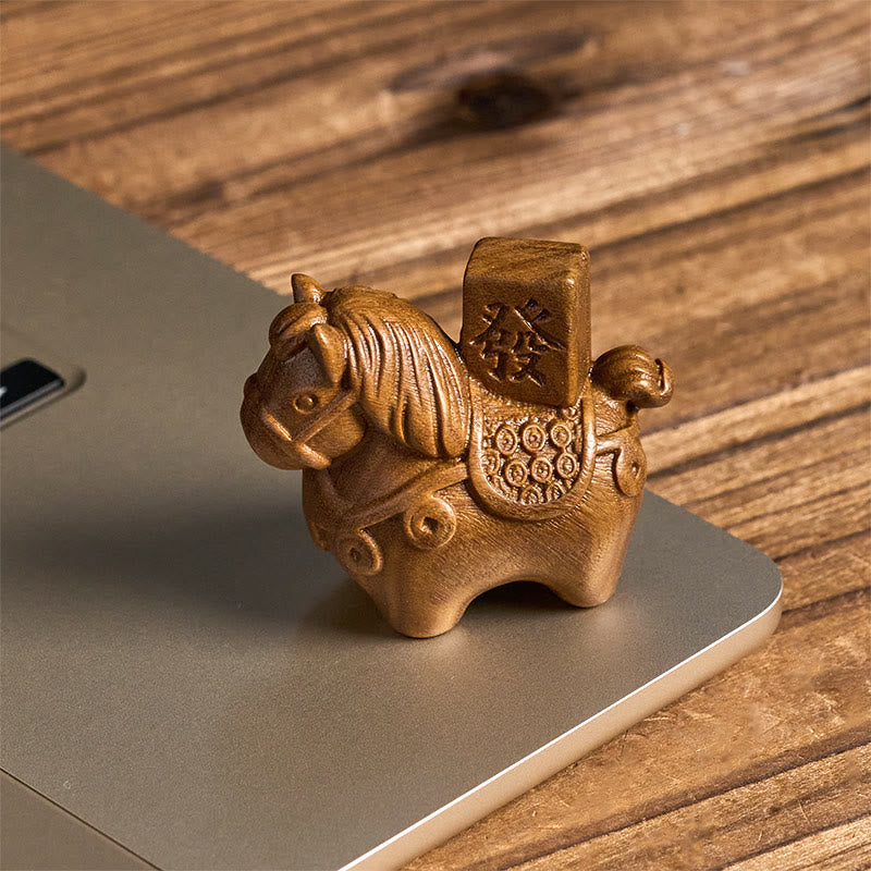 Buddha Stones Paquete de protección para el Año del Caballo, madera de durazno, cinabrio, sándalo verde y hilo rojo, para alejar los malos espíritus. - image 6