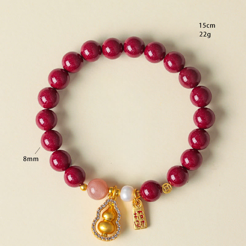 Buddha Stones Pulsera de cinabrio para atraer la fortuna - image 1