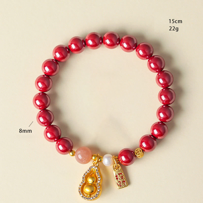 Buddha Stones Pulsera de cinabrio para atraer la fortuna - image 7