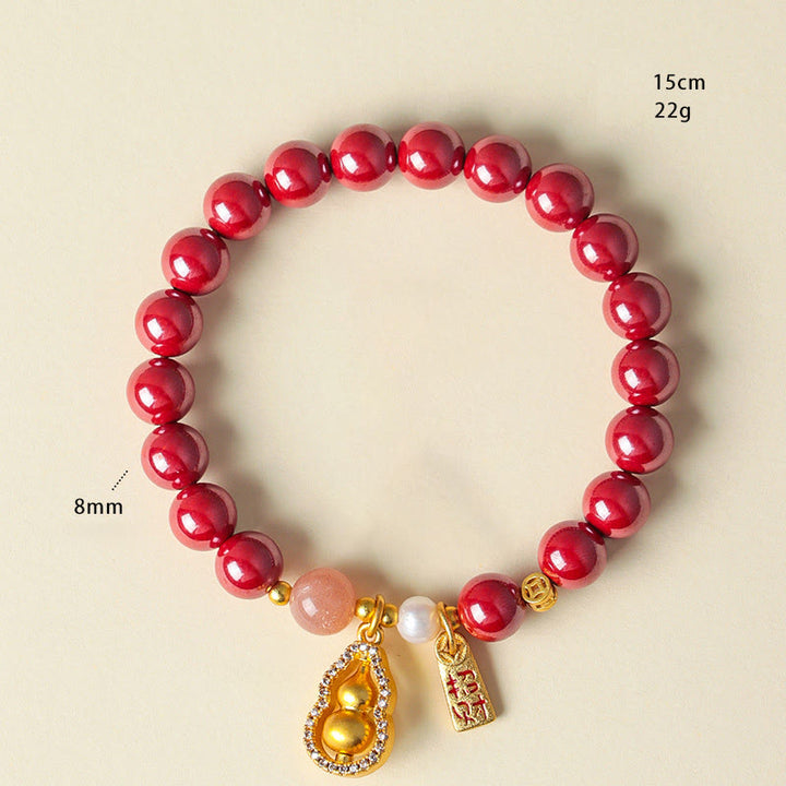 Buddha Stones Pulsera de cinabrio para atraer la fortuna - image 7