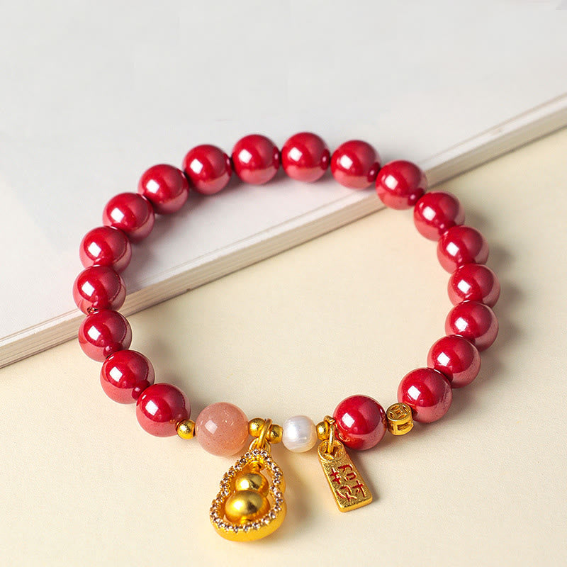 Buddha Stones Pulsera de cinabrio para atraer la fortuna - image 8
