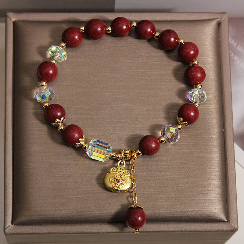 Buddha Stones Pulsera curativa con amuleto de la suerte de sándalo - image 1