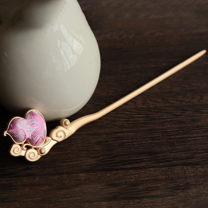 Buddha Stones Horquilla de confianza y tranquilidad con cuentas de ágata roja de calabaza - image 10