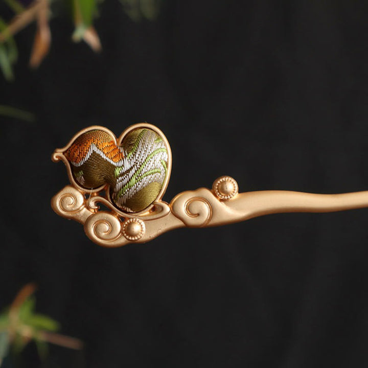 Buddha Stones Horquilla de confianza y tranquilidad con cuentas de ágata roja de calabaza - image 6