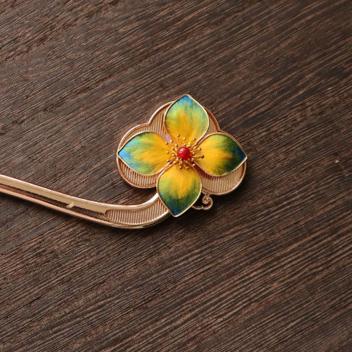 Buddha Stones Horquilla con borla de terciopelo con cuentas de ágata roja y turquesa que transmite tranquilidad y confianza. - image 4