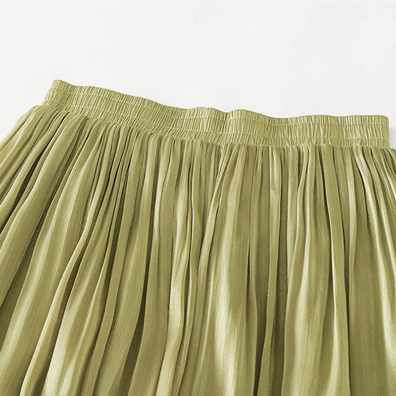 Buddha Stones Pantalones de poliéster lisos de verano para mujer - image 1