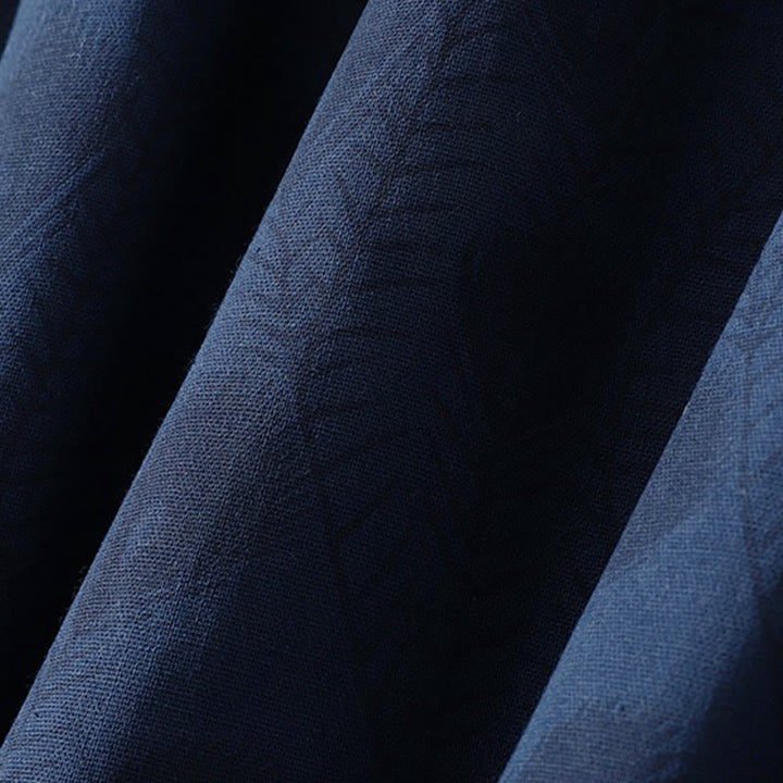 Buddha Stones Vestido midi de manga larga con bolsillos y estampado de enredaderas de hierba primaveral. - image 16