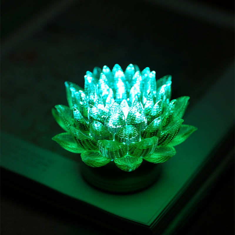 Buddha Stones Lotus Liuli Cristal Cobre Latón Nuevo Comienzo Decoración del Hogar - image 47