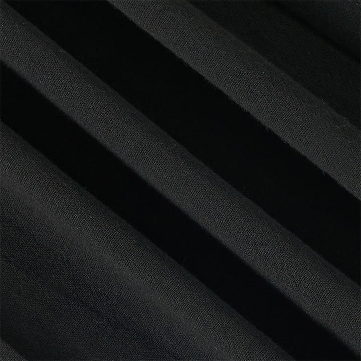 Pantalones anchos para mujer con bolsillos y diseño de rayas bohemias y Buddha Stones - image 14