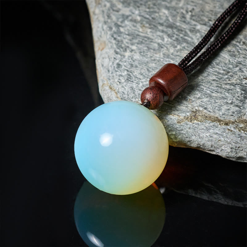 Buddha Stones Collar con colgante de protección de cuarzo ahumado, ojo de tigre y cristal blanco y rosa - image 10