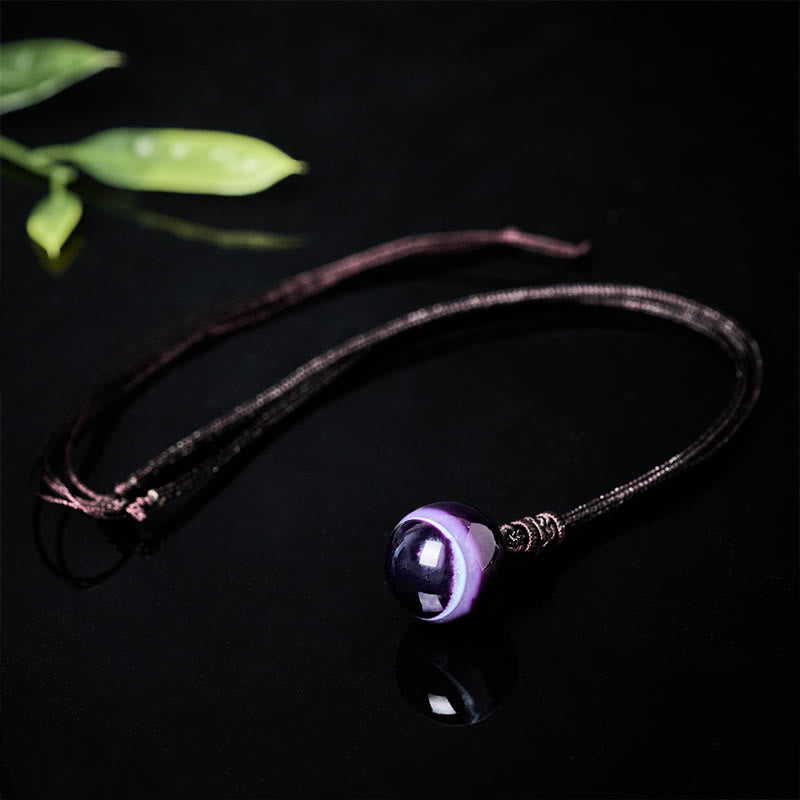 Buddha Stones Amatista, ágata amarilla, varios ágatas, cristal rosa, lazurita, lapislázuli, colgante de collar de equilibrio - image 13