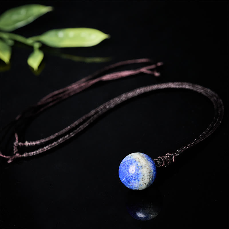 Buddha Stones Amatista, ágata amarilla, varios ágatas, cristal rosa, lazurita, lapislázuli, colgante de collar de equilibrio - image 25