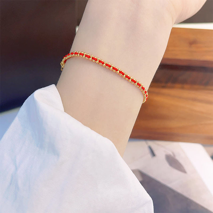 Buddha Stones Pulsera de plata de ley 925 que aleja los malos espíritus - image 2