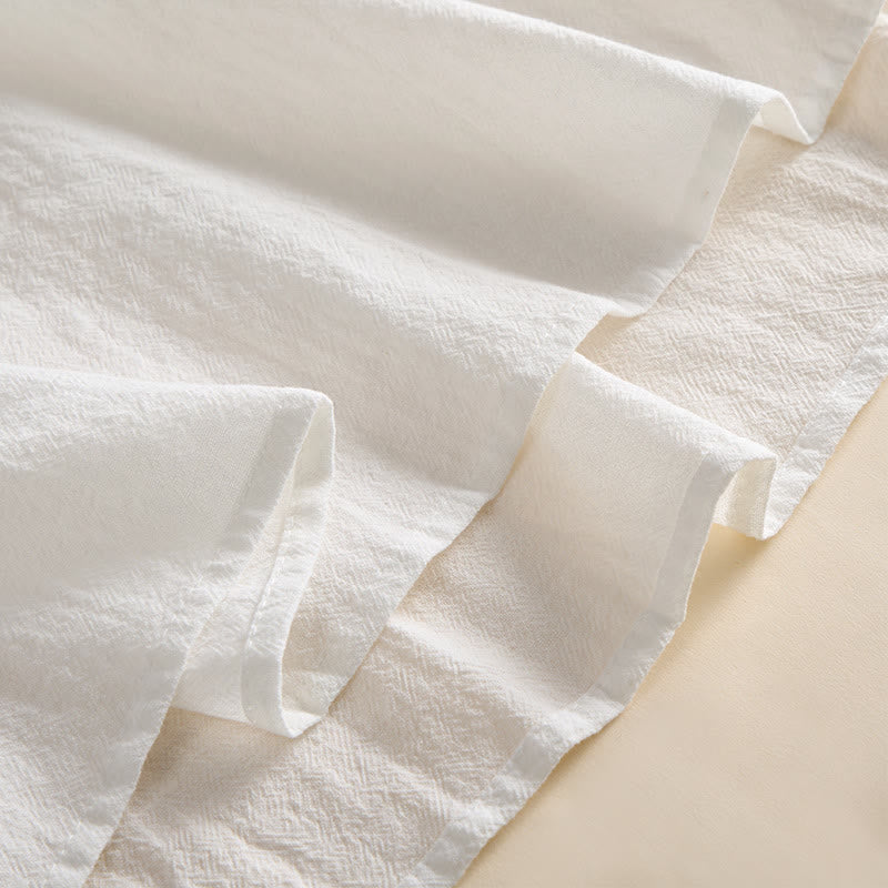 Vestido midi de mujer con media manga y bolsillos, bordado geométrico de Buddha Stones - image 7