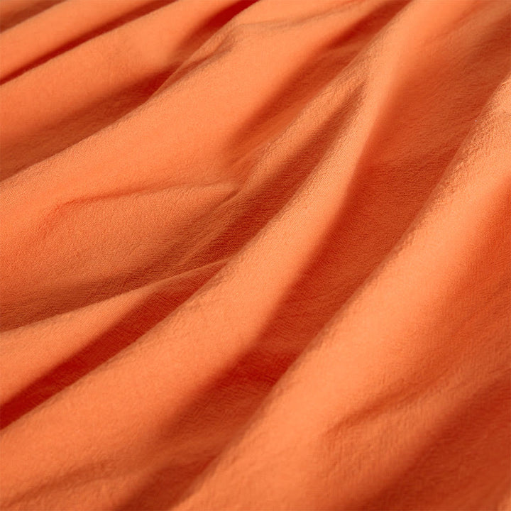 Vestido midi de mujer con media manga y bolsillos, bordado geométrico de Buddha Stones - image 16