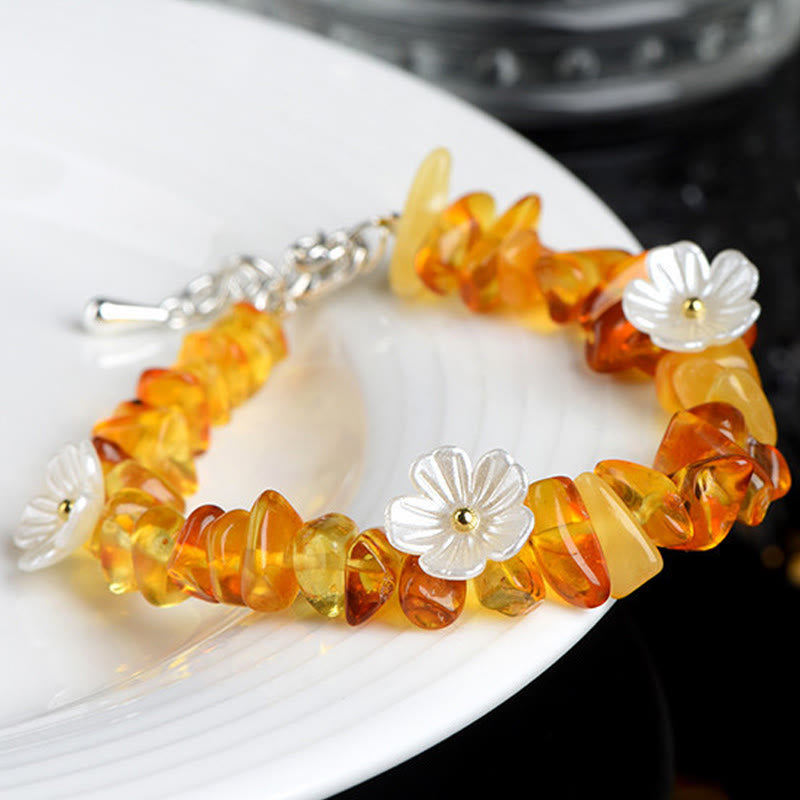 Buddha Stones Pulsera Serenity con aguamarina natural, peridoto, cuarzo fresa y varios cristales. - image 24