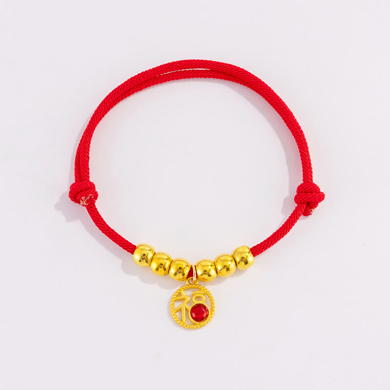 Buddha Stones Collar ajustable para mascotas, para gatos y perros, con cuentas rojas y diseño del personaje Yuanbao Fu. - image 10