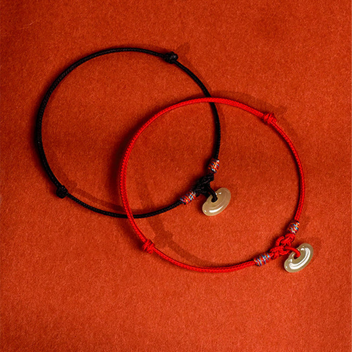 Buddha Stones Collar ajustable de protección para gatos y perros con hilo rojo trenzado de jade. - image 18