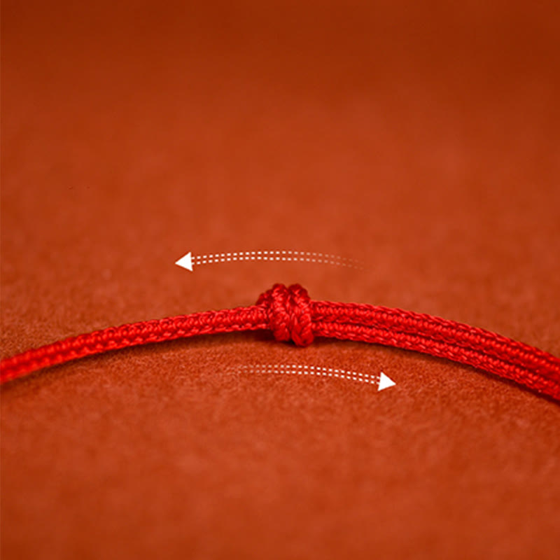 Buddha Stones Collar ajustable de protección para gatos y perros con hilo rojo trenzado de jade. - image 13