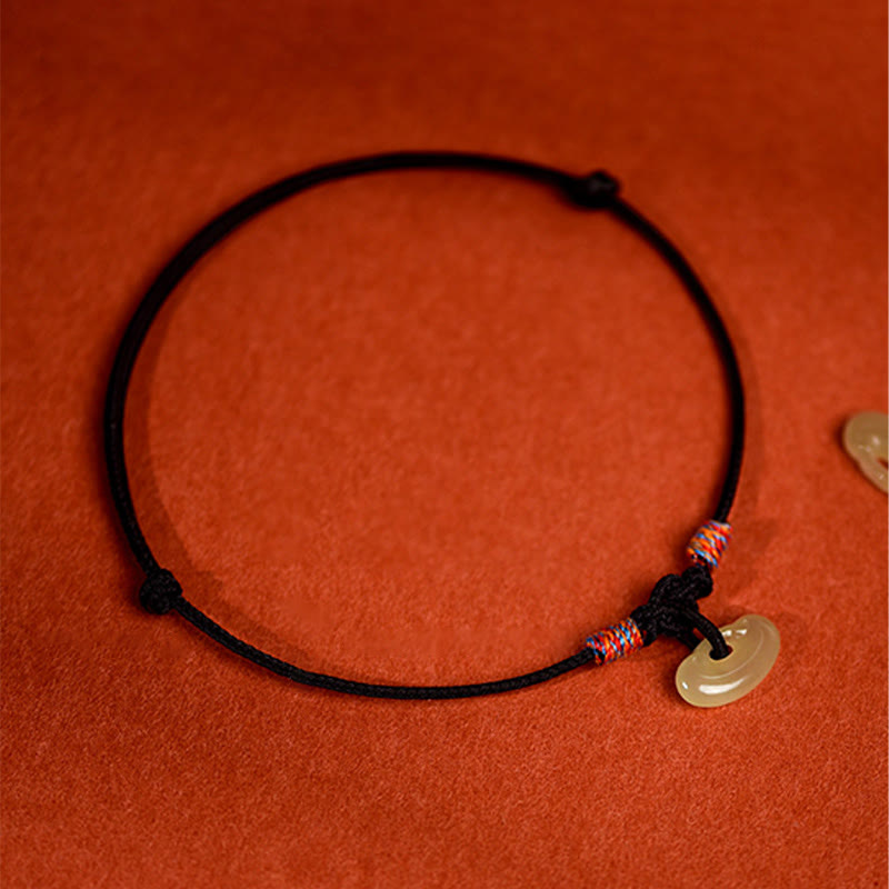 Buddha Stones Collar ajustable de protección para gatos y perros con hilo rojo trenzado de jade. - image 17