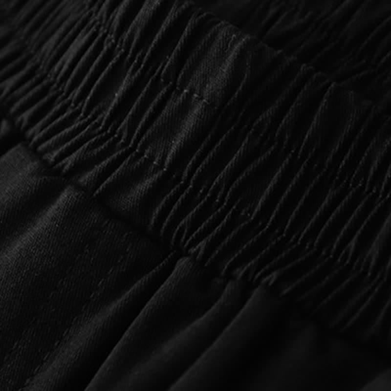 Buddha Stones Pantalones cortos de algodón para mujer con cintura elástica y bolsillos, ideales para el verano. - image 11