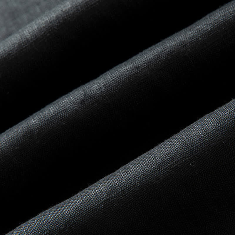 Buddha Stones Pantalones largos de mujer de primavera con cintura elástica alta, pernera ancha y bolsillos laterales. - image 37