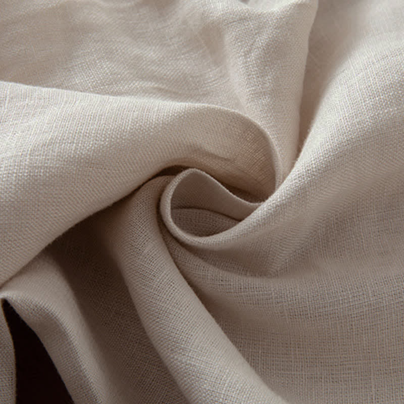 Buddha Stones Pantalones largos de mujer de primavera con cintura elástica alta, pernera ancha y bolsillos laterales. - image 23