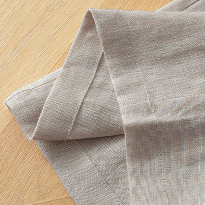 Buddha Stones Pantalones largos de mujer de primavera con cintura elástica alta, pernera ancha y bolsillos laterales. - image 27