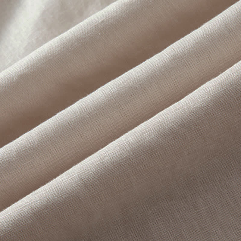 Buddha Stones Pantalones largos de mujer de primavera con cintura elástica alta, pernera ancha y bolsillos laterales. - image 24