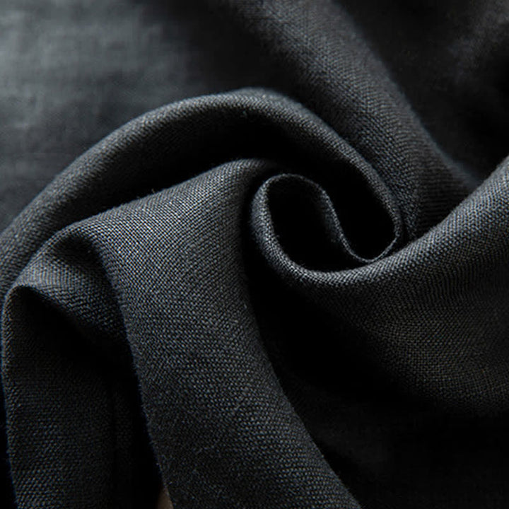 Buddha Stones Pantalones largos de mujer de primavera con cintura elástica alta, pernera ancha y bolsillos laterales. - image 36