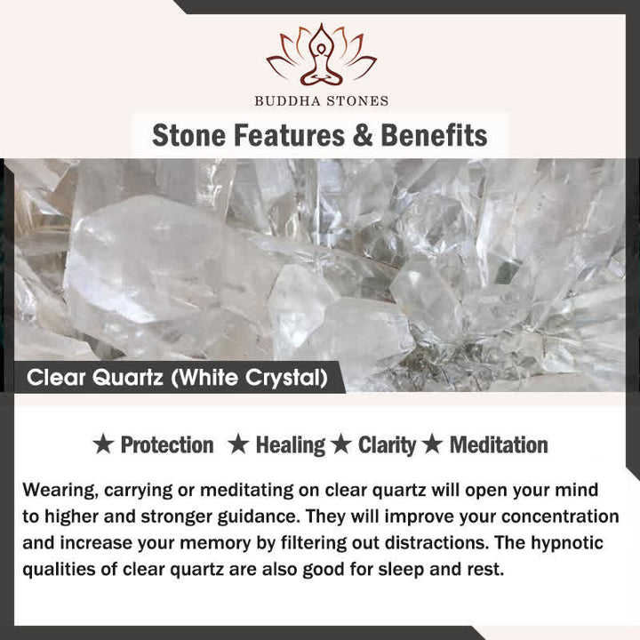 Buddha Stones Pulsera protectora de cuarzo transparente y plata de ley 999 con diseño de pez koi. - image 5