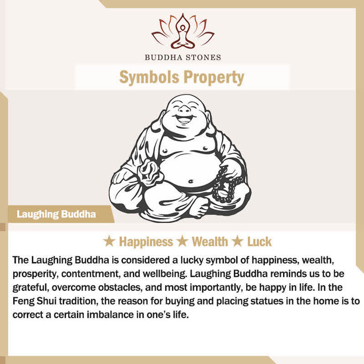 Buddha Stones Llaveros trenzados de latón con diseño de Buda sonriente para atraer la buena suerte y conectar con la tierra. - image 5