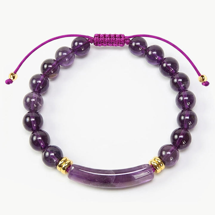 Buddha Stones Pulsera de transformación positiva con aventurina verde amatista, ojo de tigre y cuarzo fresa - image 13