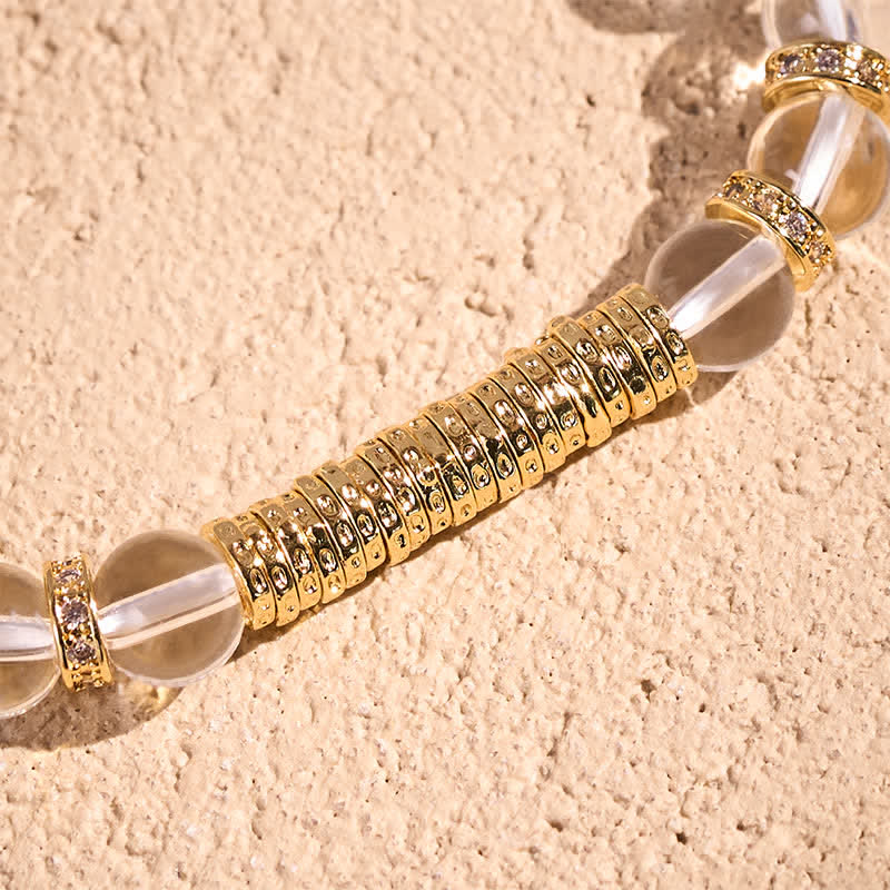 Buddha Stones Pulsera de protección con cuarzo citrino transparente natural para el viaje - image 3