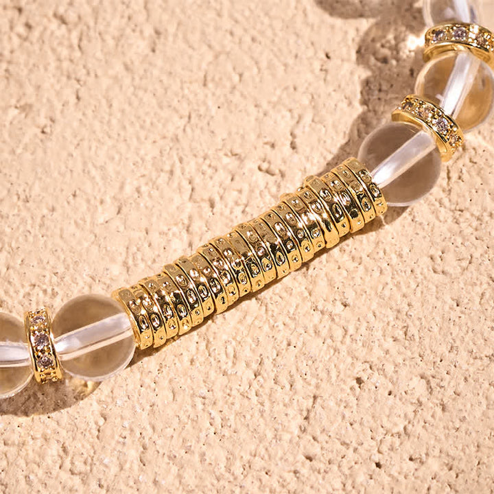 Buddha Stones Pulsera de protección con cuarzo citrino transparente natural para el viaje - image 3