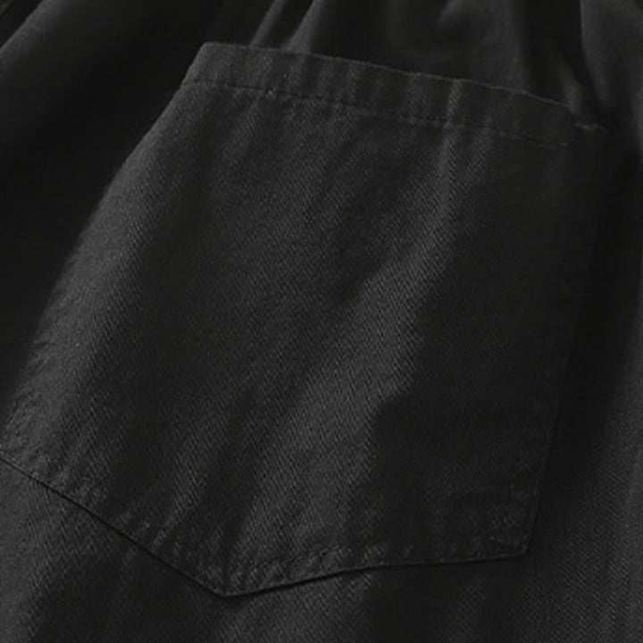 Buddha Stones Pantalones de verano informales para mujer con cintura elástica, corte ajustado y bolsillos. - image 7
