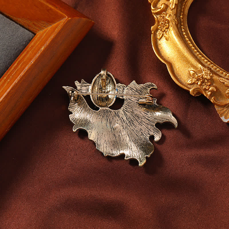 Buddha Stones Broche Pez Koi Azul Elegante Esmalte Cloisonné - image 4