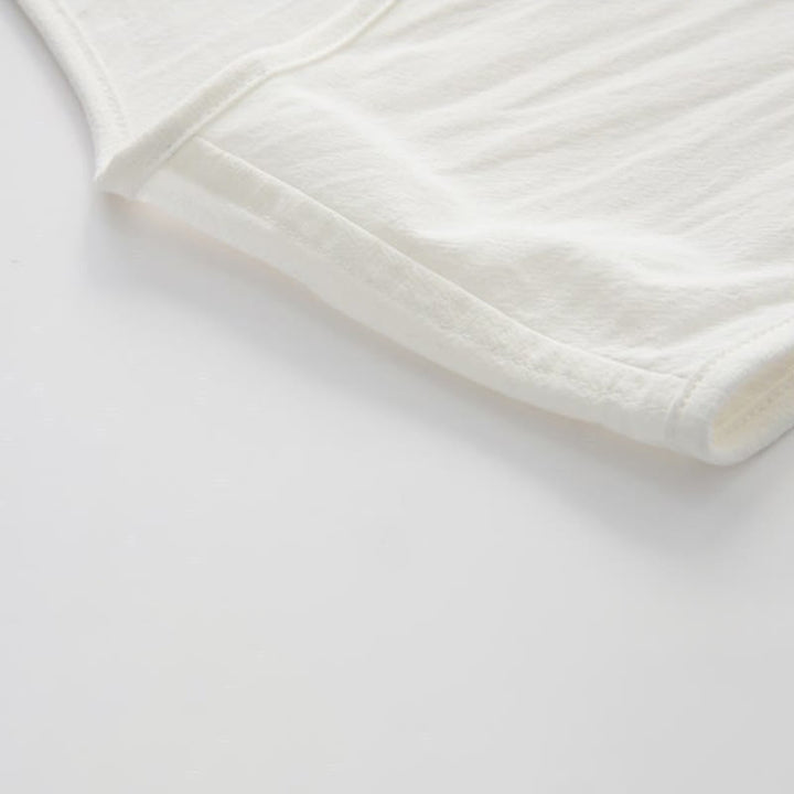 Buddha Stones Camiseta sin mangas para hombre estilo Tang de verano con botones de rana, abertura lateral y diseño calado, con bolsillos. - image 10