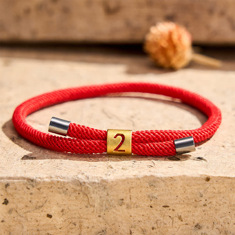 Buddha Stones Pulsera protectora ajustable con números angelicales de un solo dígito - image 10