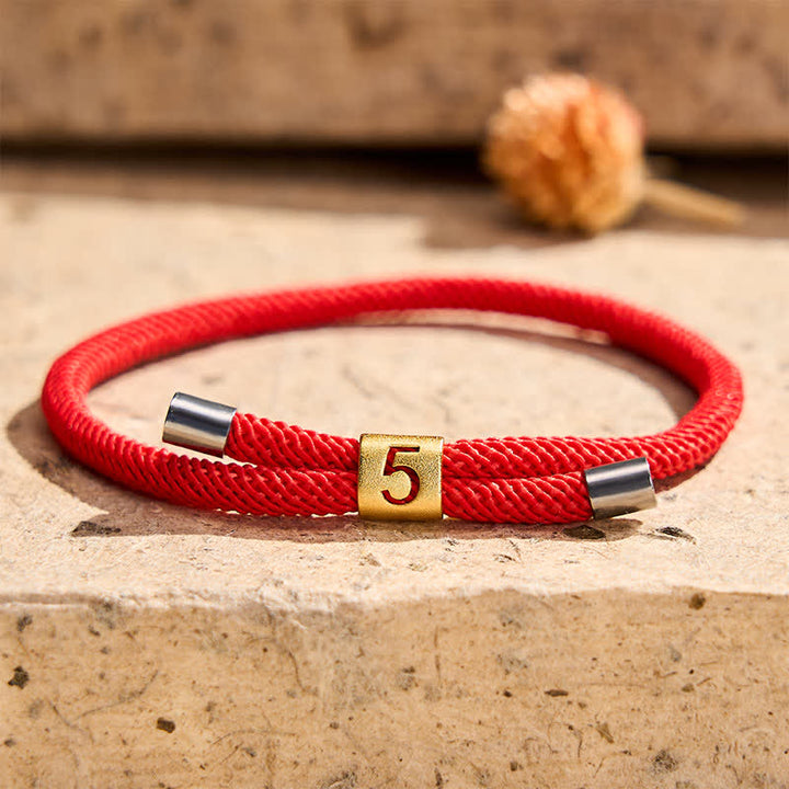 Buddha Stones Pulsera protectora ajustable con números angelicales de un solo dígito - image 17