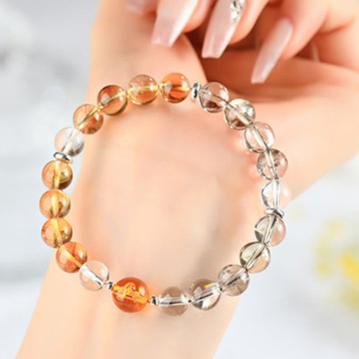 Buddha Stones Pulsera de protección del zodíaco chino con cristales naturales y brillo plateado - Caballo (circunferencia de la muñeca: 15–16 cm) - image 38