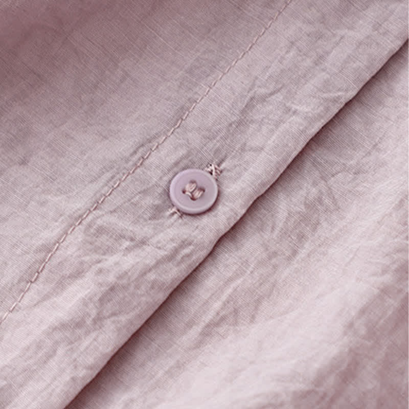 Buddha Stones Camisas de manga larga con capucha y cordón ajustable para mujer, estilo casual de verano. - image 20