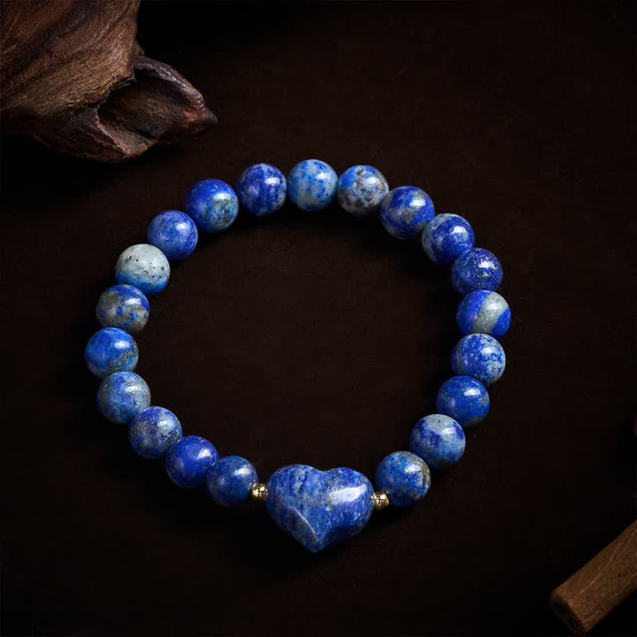 Buddha Stones Pulsera espiritual de corazón de amor con aventurina verde amatista natural, ojo de tigre y cuarzo fresa. - image 39