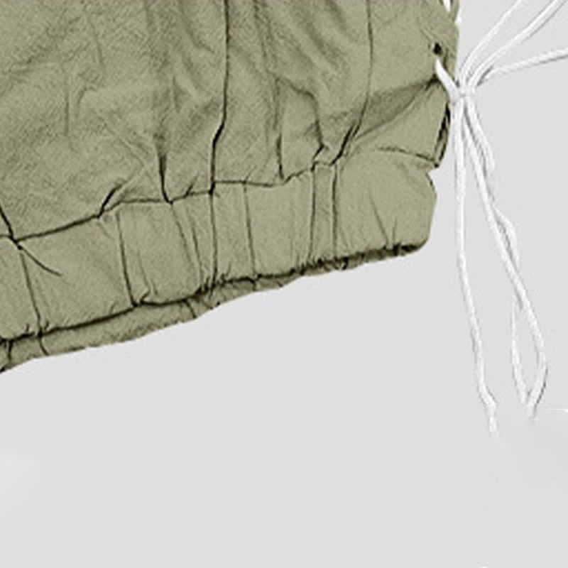 Pantalones cortos tipo bermudas Buddha Stones de verano con cordón ajustable y abertura lateral, color liso, para hombre, con bolsillos. - image 33