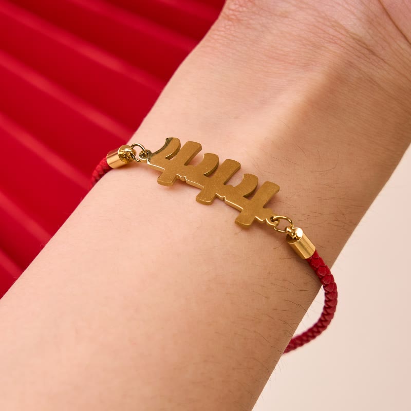 Buddha Stones Pulsera de fe ajustable de acero de titanio con números angelicales - image 15