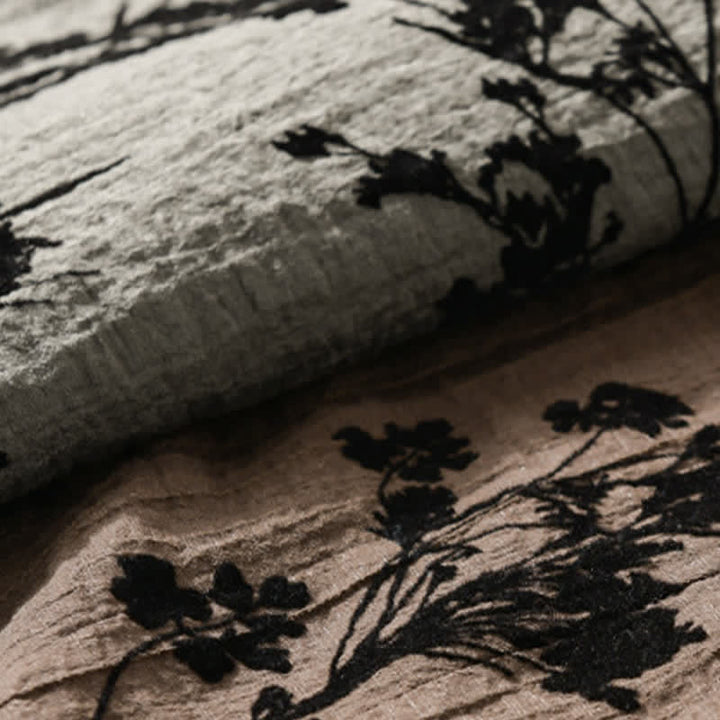 Buddha Stones Camisa de manga corta para hombre, estilo casual de verano, con botones y estampado floral. Bolsillo decorativo. - image 20