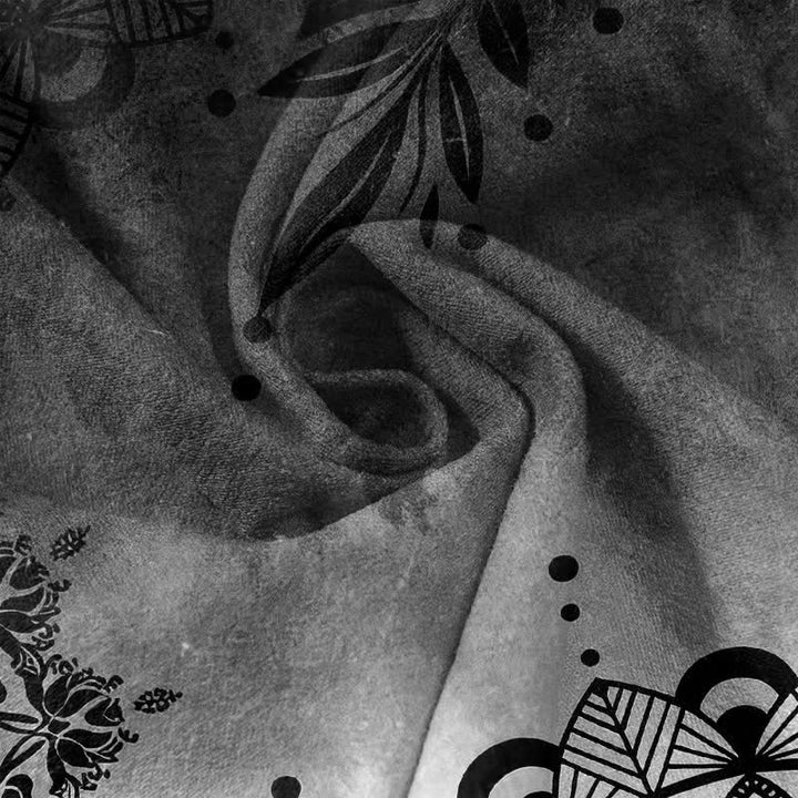 Buddha Stones Pantalones de hombre de algodón con estampado de mandala degradado y corte ajustado, con bolsillos. - image 11