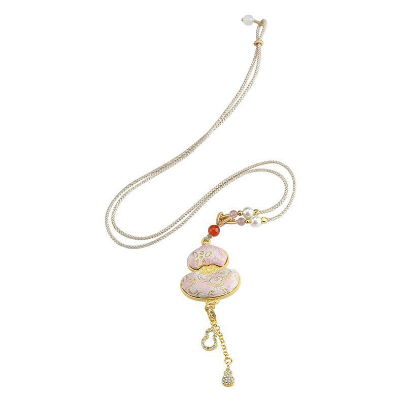 Buddha Stones Collar elegante de calabaza brocada Song - image 3